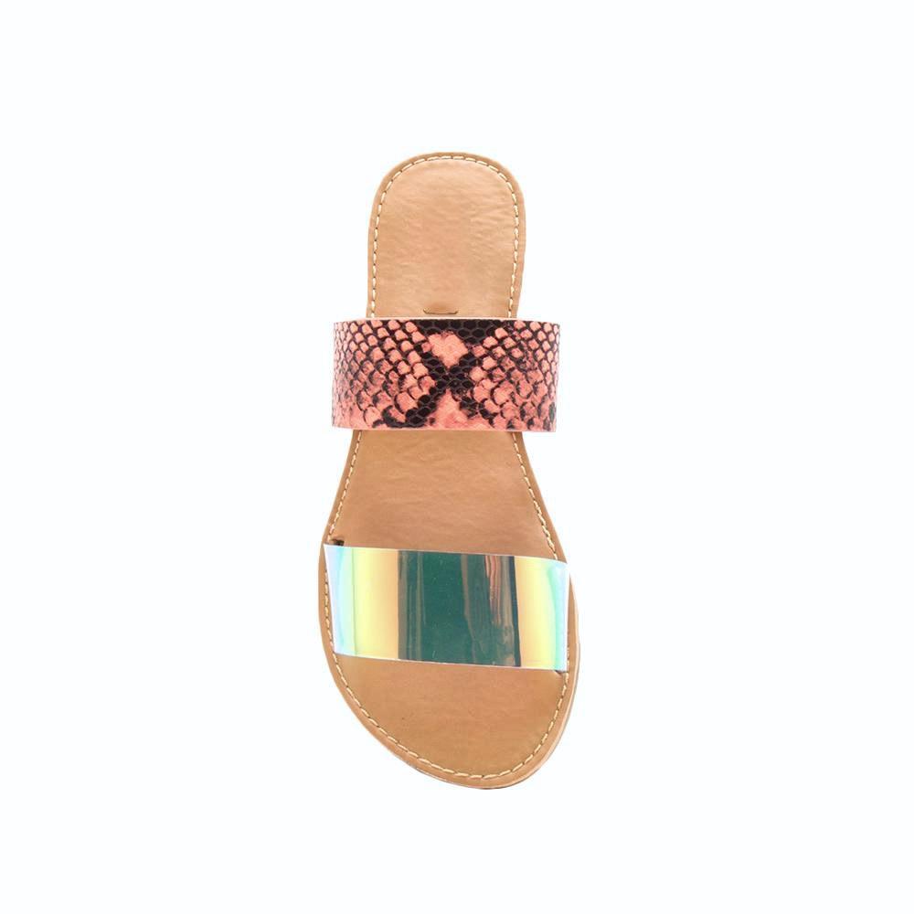 Heaven Iridescent Sandals - AELQRU