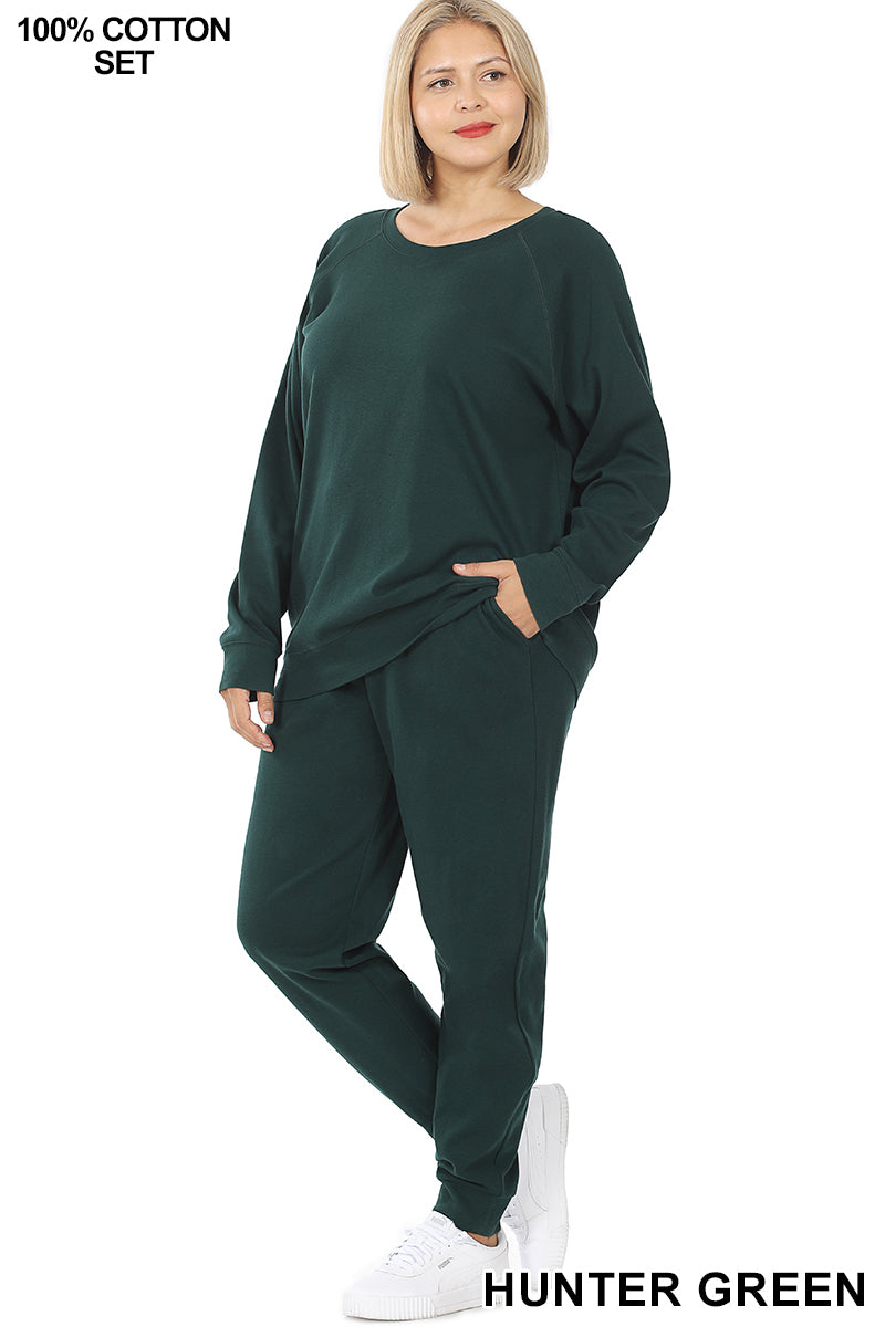 SWEATSHIRT & SWEATPANTS SET