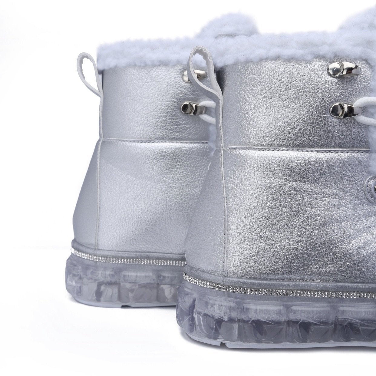 Heidi Silver Boots - AELQRU