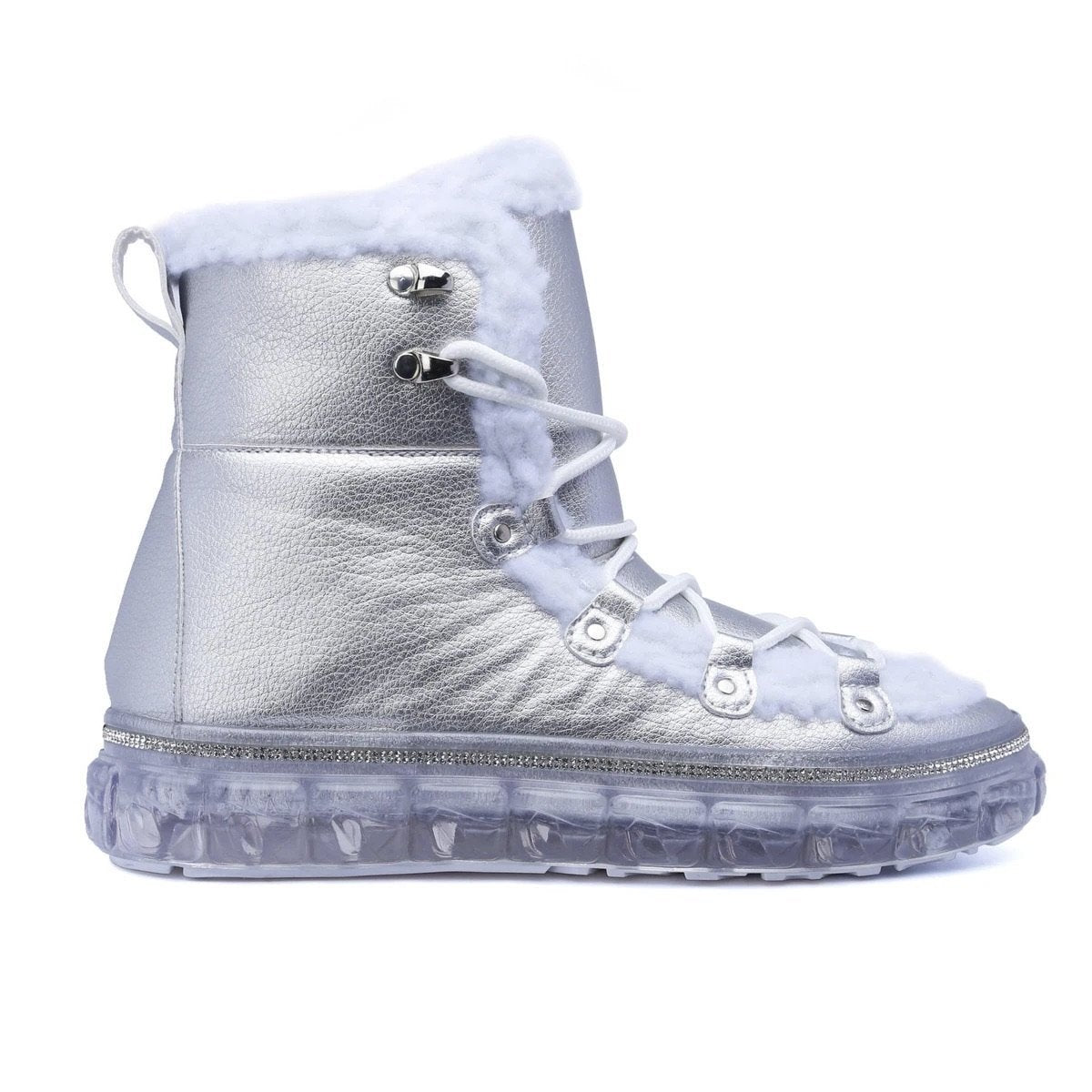 Heidi Silver Boots - AELQRU