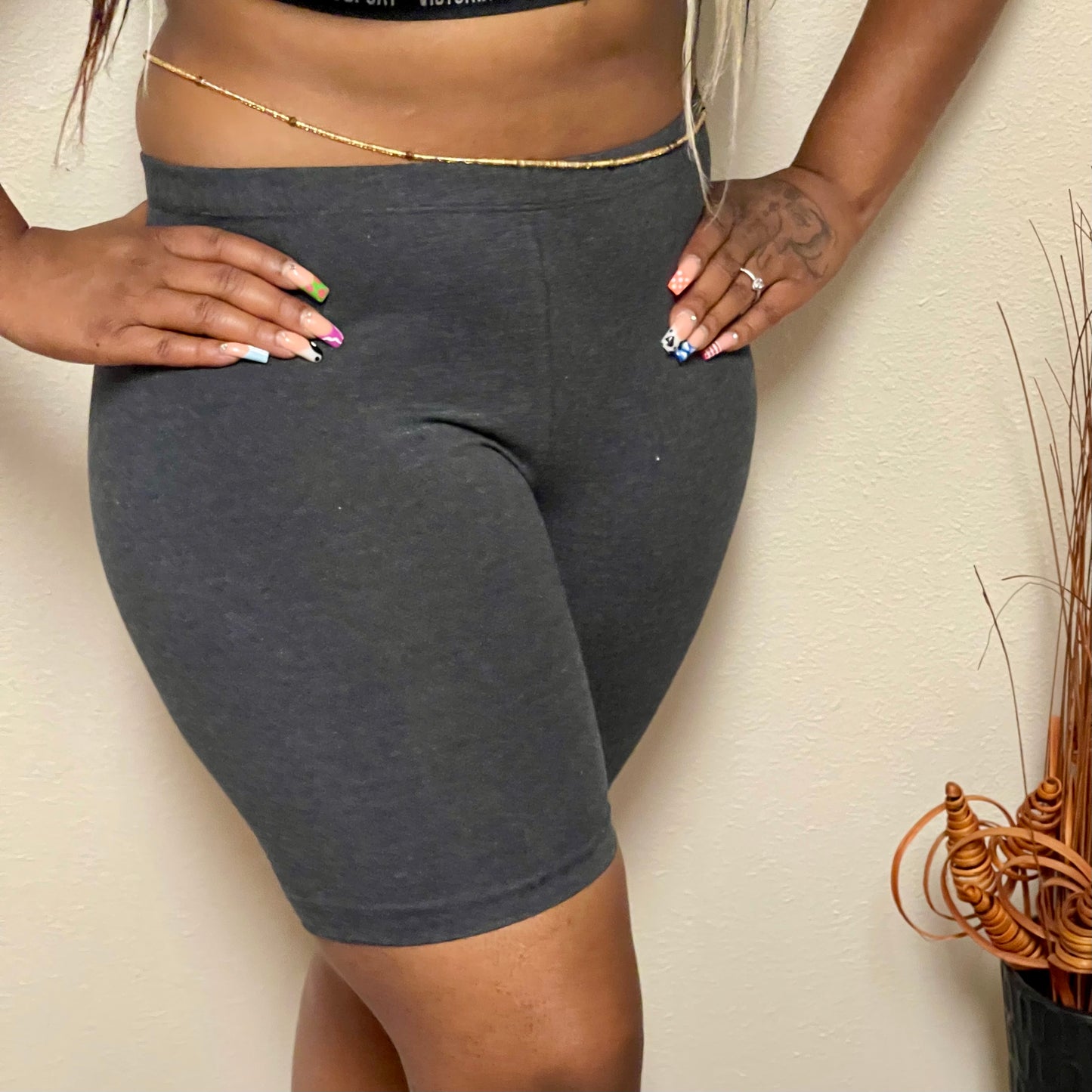 Cotton Biker Shorts