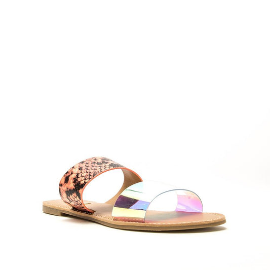 Heaven Iridescent Sandals - AELQRU