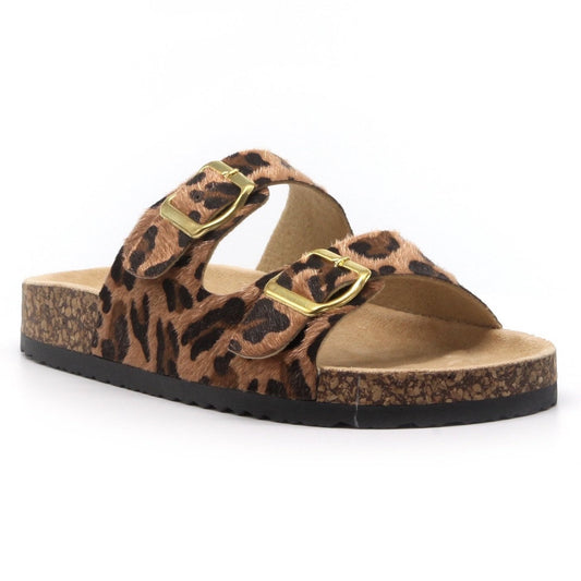 Whitney Leopard Sandals - AELQRU